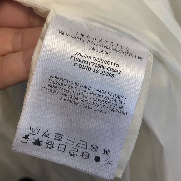 💯 Authentic Moncler Simone Rocha Eyelet Spring Coat embellishment - Picture 8 of 9